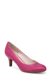 Lifestride Parigi Pump In Raspberry Pink Faux Leather