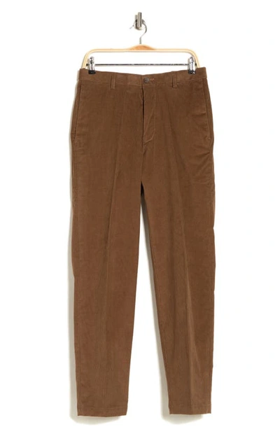 Haggar Classic Fit Stretch Corduroy Pants In Camel