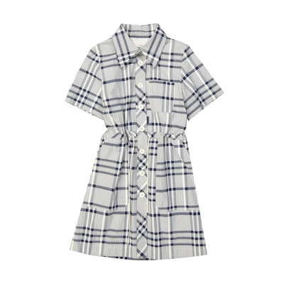 See By Chloé See By Chloe Cotton Printed Dress In Blue