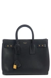 Saint Laurent Sac De Jour Small Leather Top-handle Bag In Black