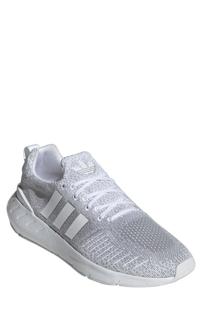 Adidas Originals Swift Run 22 Running Shoe In White/ Grey