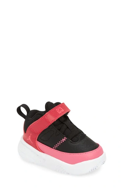 Nike Kids' Jordan Max Aura 3 Basketball Sneaker In Black/ Pinksicle/ Pink/ Coral