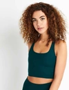 Girlfriend Collective Paloma Sports Bra In Moss