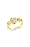 Sterling Forever Amy Ring In Gold