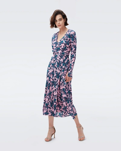 Diane Von Furstenberg Tilly Dress In Ortnp Orchid Fuxia ModeSens