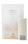 Volo 3-pack Hero Face Towels In Salt White