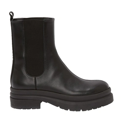 Jw Anderson Leather Chelsea Boot In 999 Black