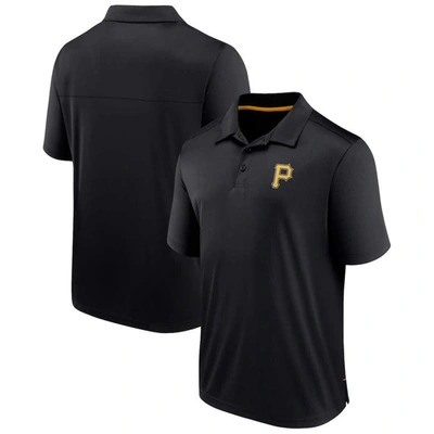 Fanatics Branded Black Pittsburgh Pirates Hands Down Polo