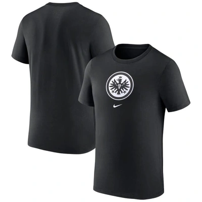 Nike Black Eintracht Frankfurt Crest T-shirt In Black