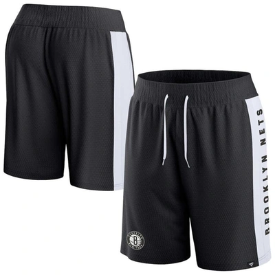 Fanatics Branded Black Brooklyn Nets Referee Iconic Mesh Shorts
