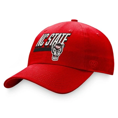 Top Of The World Red Nc State Wolfpack Slice Adjustable Hat