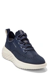 Cole Haan Zerogrand Wfa Wingtip In Navy Blazer/ Egret