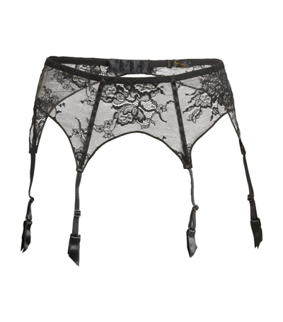 Oseree Oséree Lace Suspender Belt In Black