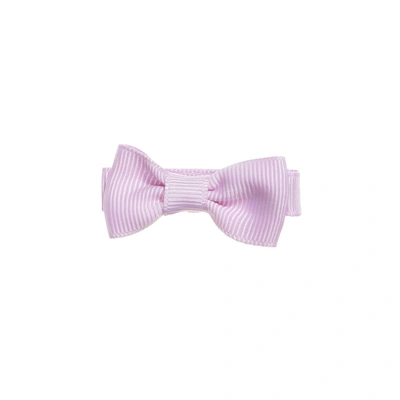 Peach Ribbons Kids' Girls Purple Bow Hair Clip (5cm)