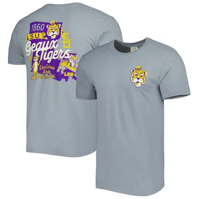 Image One Graphite Lsu Tigers Vault State Comfort T-shirt