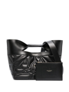 Alexander Mcqueen Quilted Leather Tote Bag In Black