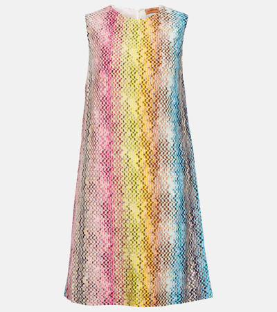 Missoni Women's Zig Zag Sleeveless Shift Dress In Neutral