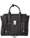 3.1 Phillip Lim / フィリップ リム Medium Pashli Leather Satchel In Black