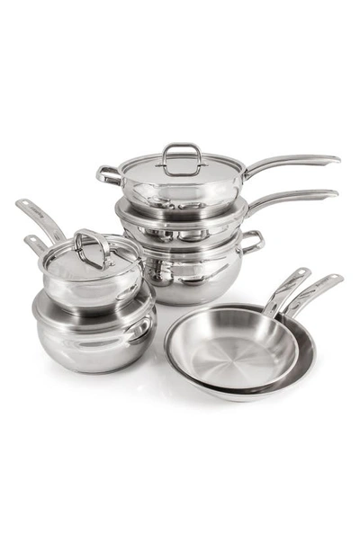 Berghoff Stainless Steel Belly 12-piece Cookware Set In Silver