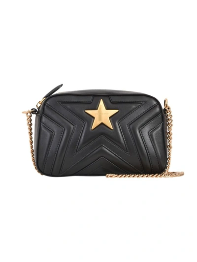 Stella Mccartney Stella Star Shoulder Bag In Black