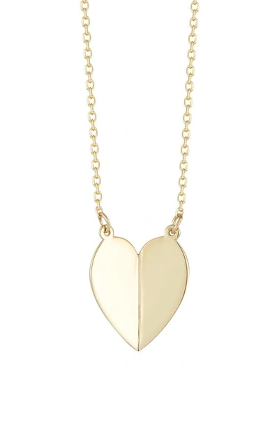 Ember Fine Jewelry 14k Yellow Gold Heart Pendant Necklace