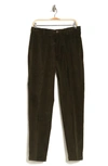 Haggar Classic Fit Stretch Corduroy Pants In Khaki