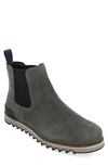 Territory Boots Yellowstone Water Resistant Lug Chelsea Boot In Grey