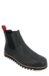 Territory Boots Yellowstone Water Resistant Lug Chelsea Boot In Black