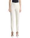 Ralph Lauren Annie Straight-leg Stretch-wool Pants In Cream