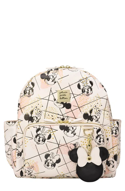 Petunia Pickle Bottom Babies' X Disney Minnie Mouse Mini Backpack In Shimmery Minnie Mouse