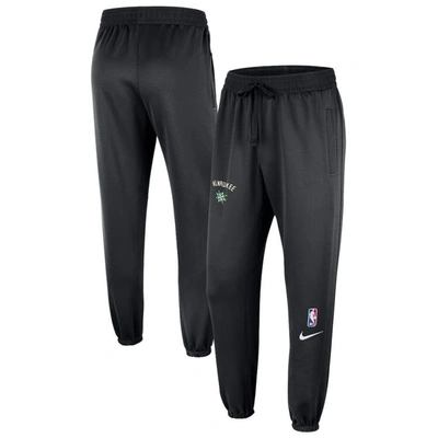 Nike Black Milwaukee Bucks 2022/23 City Edition Showtime Thermaflex Sweatpants