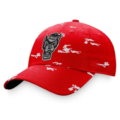 Top Of The World Red Nc State Wolfpack Oht Military Appreciation Betty Adjustable Hat