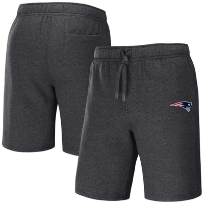 Nfl X Darius Rucker Collection By Fanatics Heather Charcoal New England Patriots Logo Shorts