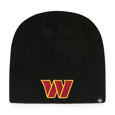 47 '  Black Washington Commanders Secondary Beanie