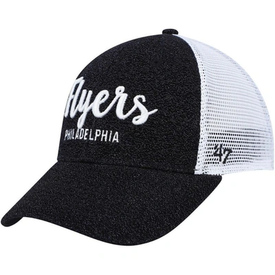 47 ' Black/white Philadelphia Flyers Encore Mvp Trucker Snapback Hat