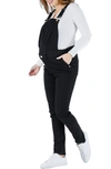 Cache Coeur Sharon Denim Maternity Overalls In Black