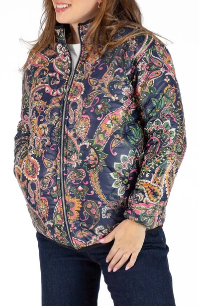 Cache Coeur Oddi Paisley Maternity Jacket In Multicolor