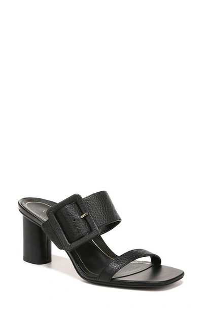 Vionic Brookell Buckle Strap Sandal In Black