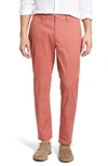 Bonobos Slim Fit Stretch Washed Chinos In Rich Coral