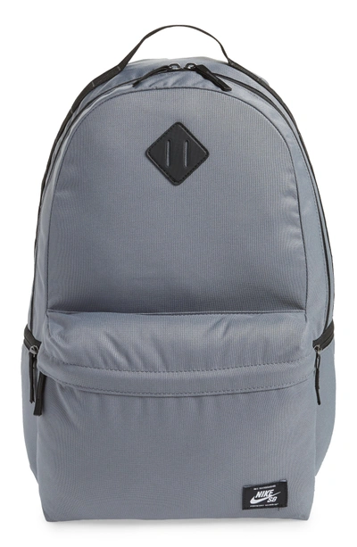 Nike Icon Backpack - Grey In Cool Grey/ Black/ White