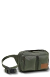 The North Face Kanga Belt Bag - Green In Clover Heather/ Brown Heather