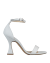 Stele Sandals In White