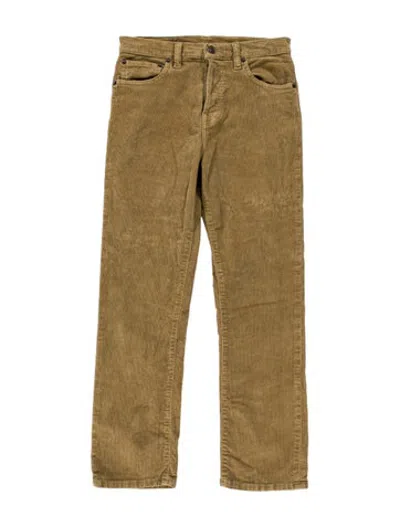 Pre-owned 6397 Straight Leg Pants In Green