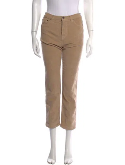 Pre-owned 6397 Straight Leg Pants In Neutrals
