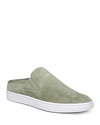 Vince Women's Verrell Suede Slip-on Sneakers In Silversage