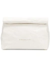 Simon Miller Lunchbag 30 Crinkled-leather Clutch In White