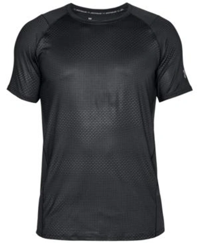 Under Armour Men's Mk-1 Heatgear Printed Training T-shirt In Black Graphite