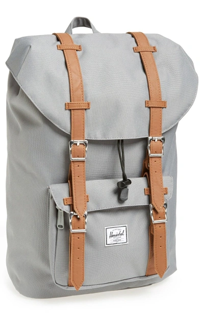 Herschel Supply Co Little America - Mid Volume Backpack - Pink In Peach/ Light Grey