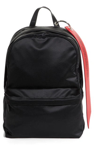 Calvin Klein 205w39nyc X Andy Warhol Foundation Nylon Backpack - Black In Black/ Red/ Black