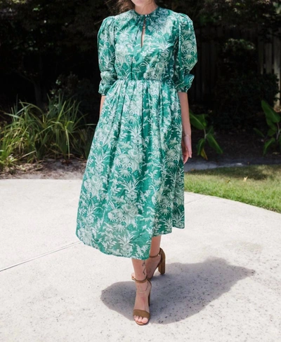 Mille Celeste Dress In Jade Paradise In Multi
